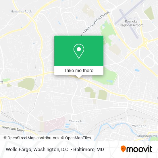 Mapa de Wells Fargo