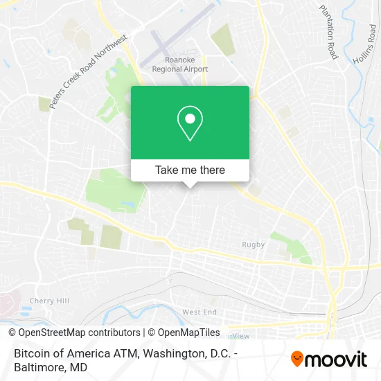 Bitcoin of America ATM map