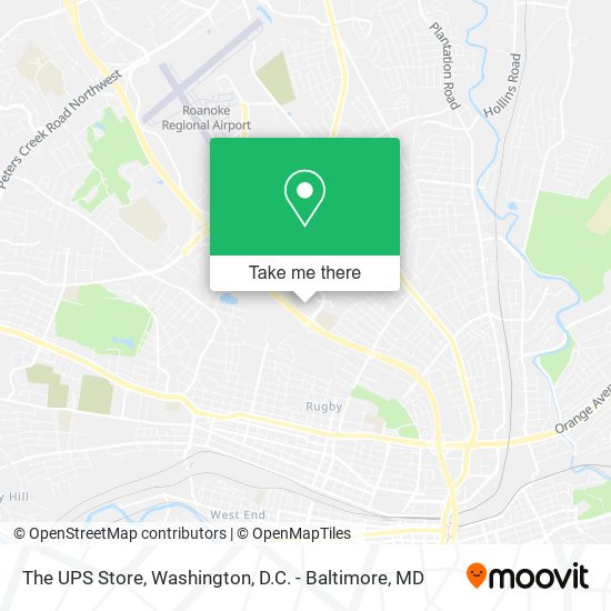 Mapa de The UPS Store