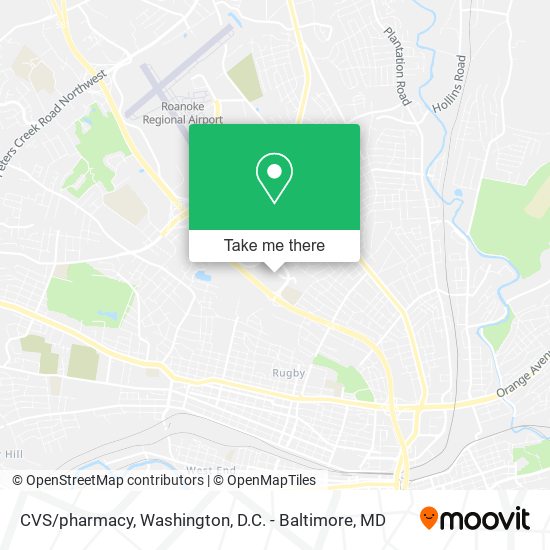 CVS/pharmacy map