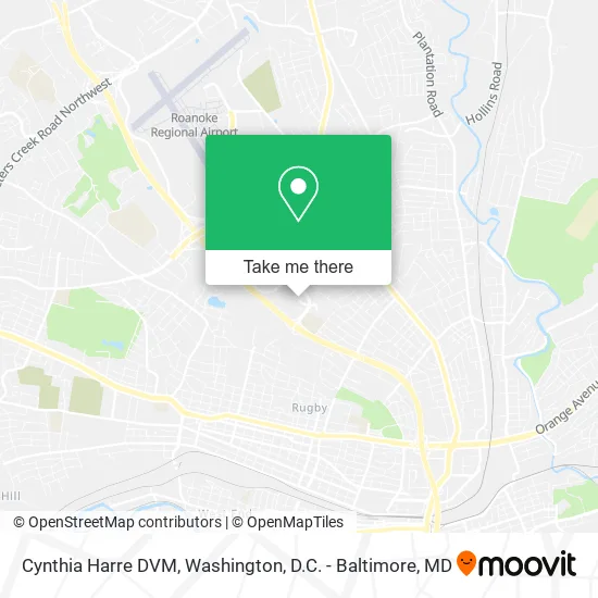 Mapa de Cynthia Harre DVM