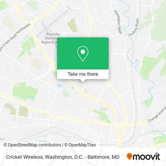 Cricket Wireless map