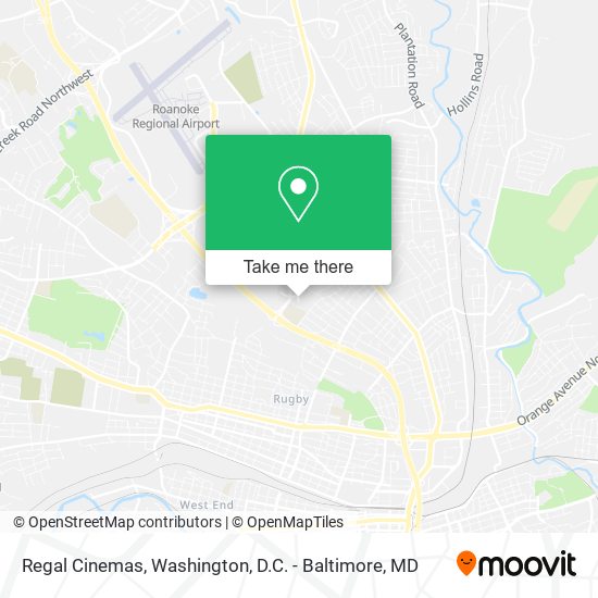 Regal Cinemas map