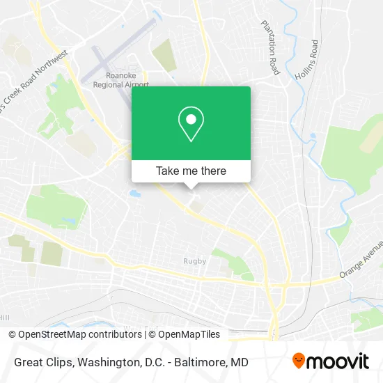 Mapa de Great Clips