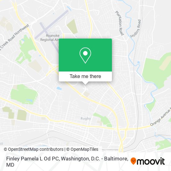 Finley Pamela L Od PC map