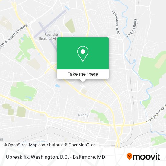 Ubreakifix map