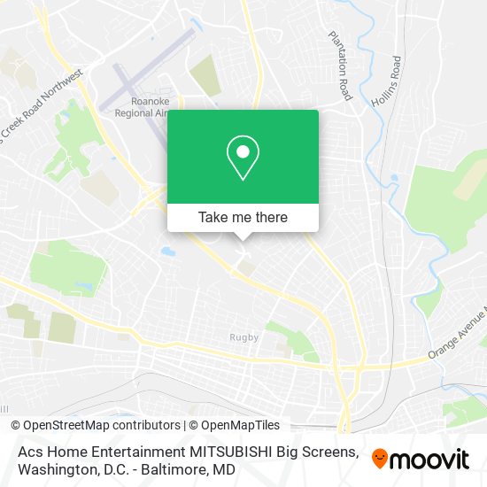 Mapa de Acs Home Entertainment MITSUBISHI Big Screens