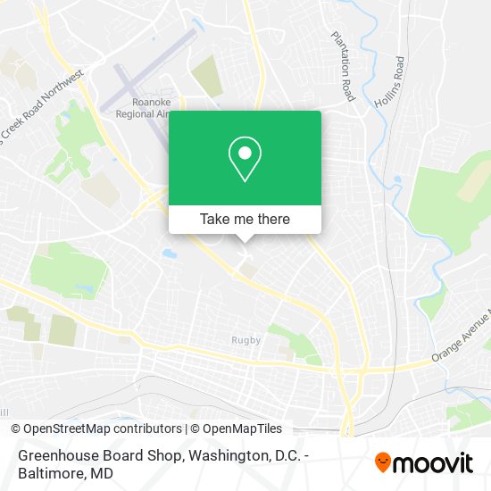 Mapa de Greenhouse Board Shop