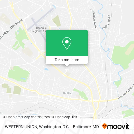Mapa de WESTERN UNION