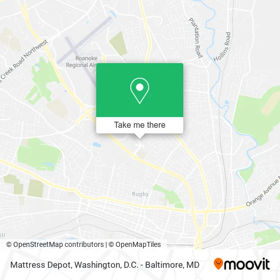 Mattress Depot map