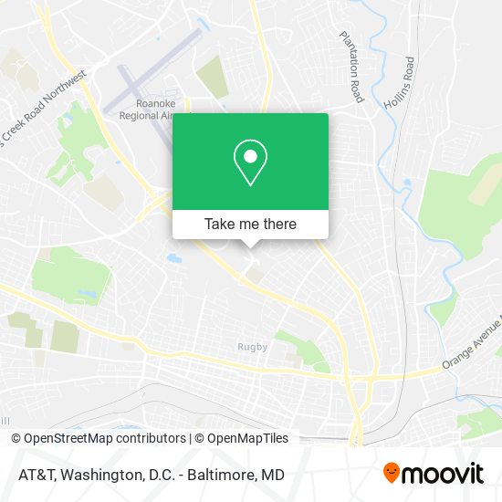 Mapa de AT&T
