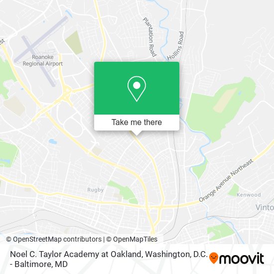 Noel C. Taylor Academy at Oakland map