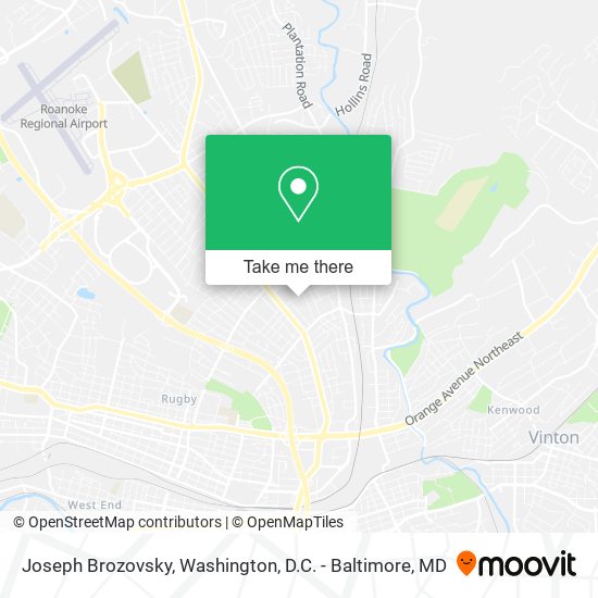 Joseph Brozovsky map
