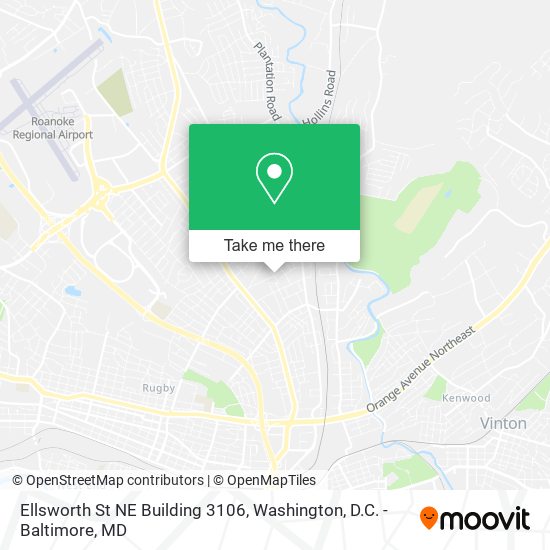 Mapa de Ellsworth St NE Building 3106
