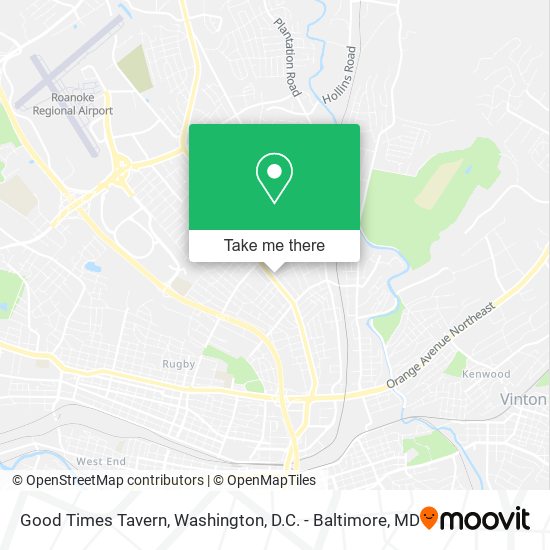 Good Times Tavern map