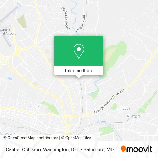 Caliber Collision map