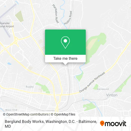 Berglund Body Works map