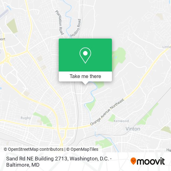 Mapa de Sand Rd NE Building 2713
