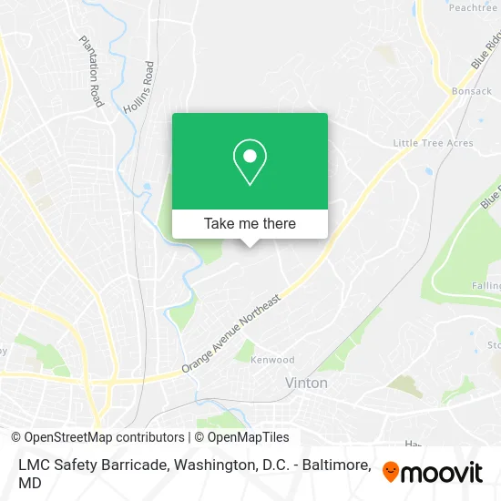 LMC Safety Barricade map