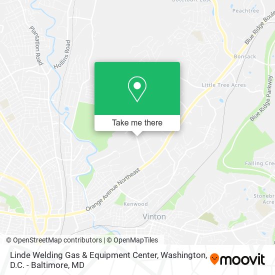 Linde Welding Gas & Equipment Center map
