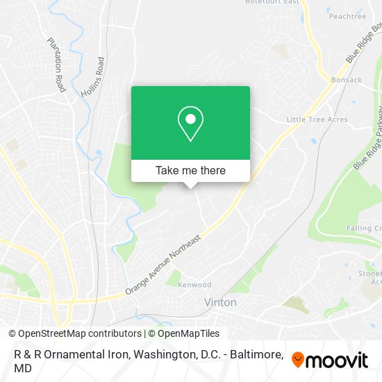 Mapa de R & R Ornamental Iron