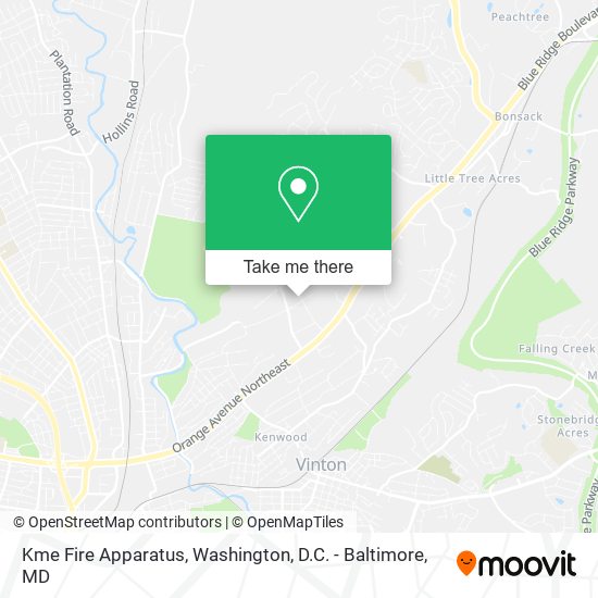 Mapa de Kme Fire Apparatus