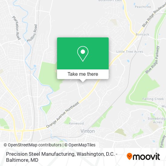 Precision Steel Manufacturing map