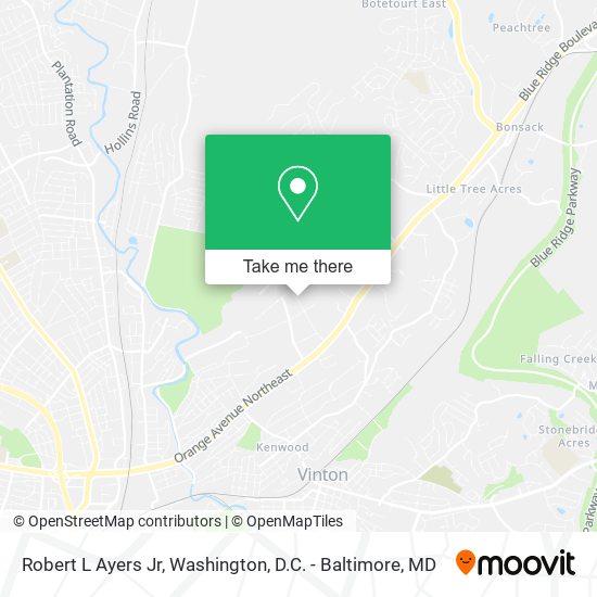 Robert L Ayers Jr map