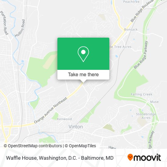 Waffle House map