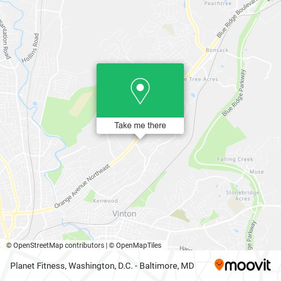 Planet Fitness map