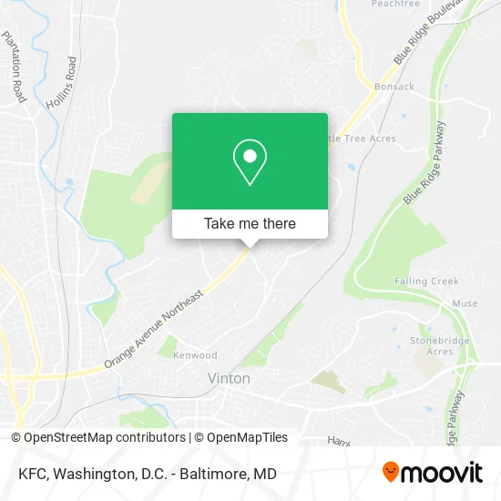 KFC map