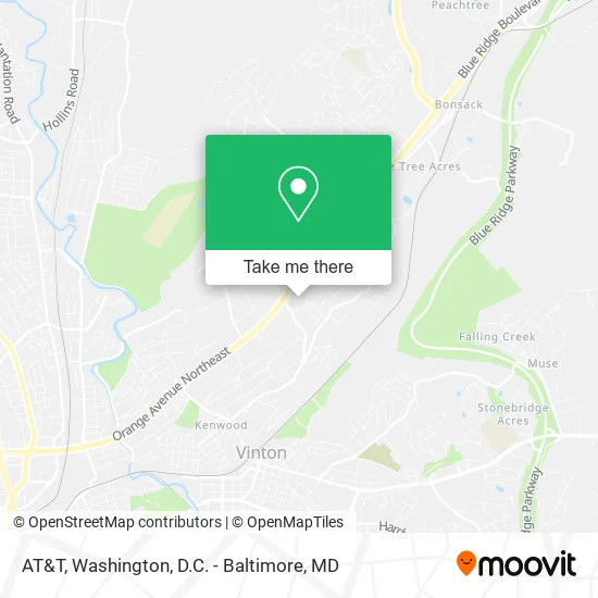 AT&T map