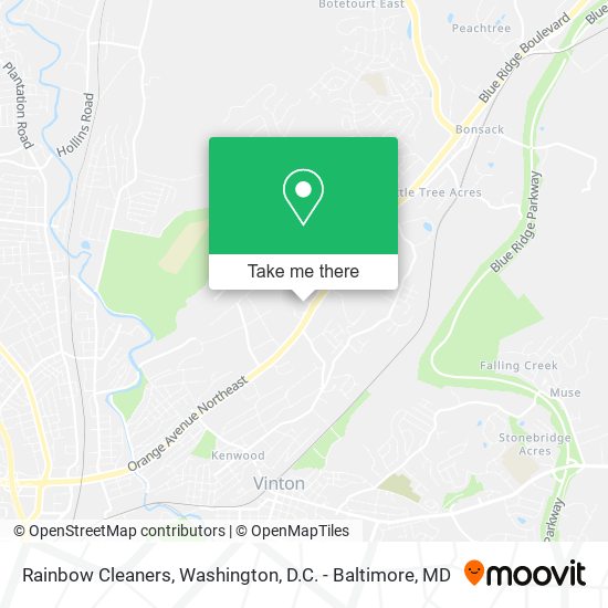Mapa de Rainbow Cleaners