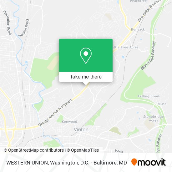 Mapa de WESTERN UNION