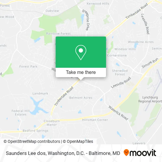 Saunders Lee dos map