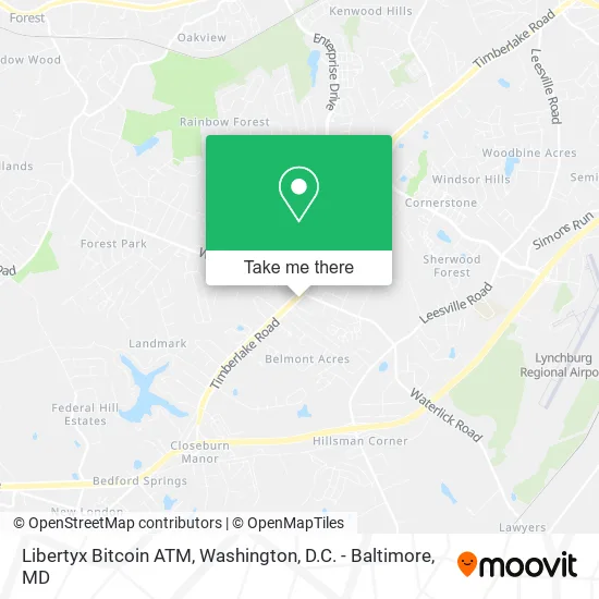 Libertyx Bitcoin ATM map