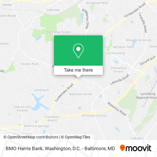 Mapa de BMO Harris Bank