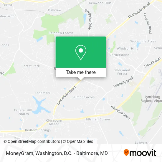 MoneyGram map