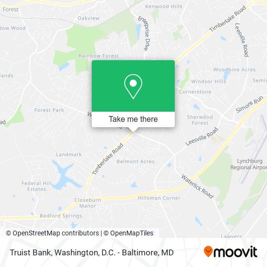 Truist Bank map