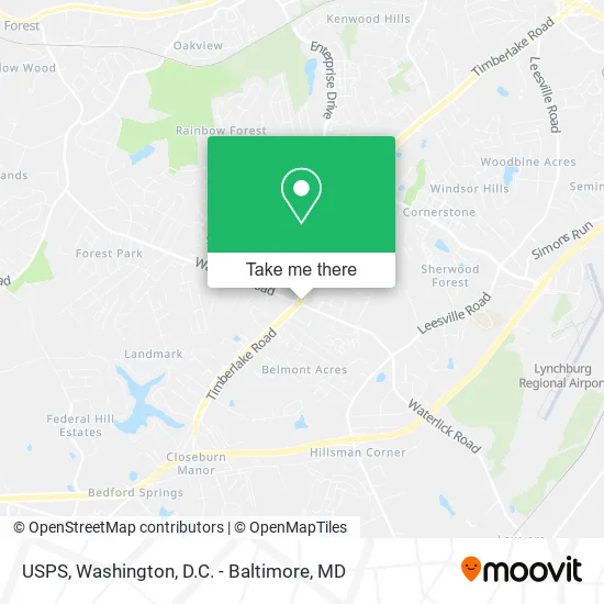 USPS map
