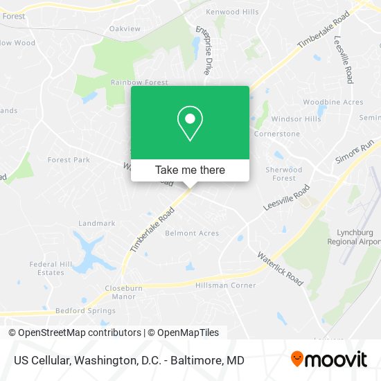 US Cellular map