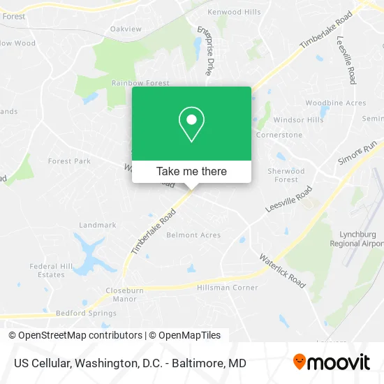 US Cellular map