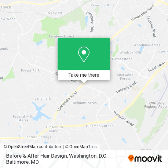Before & After Hair Design map