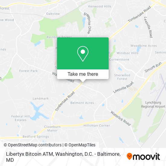 Libertyx Bitcoin ATM map