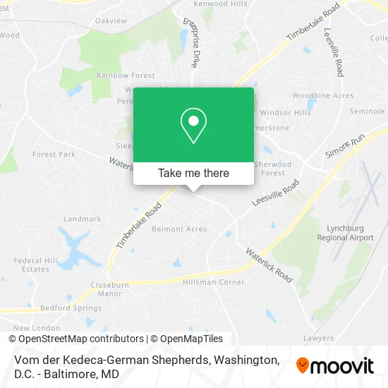 Vom der Kedeca-German Shepherds map