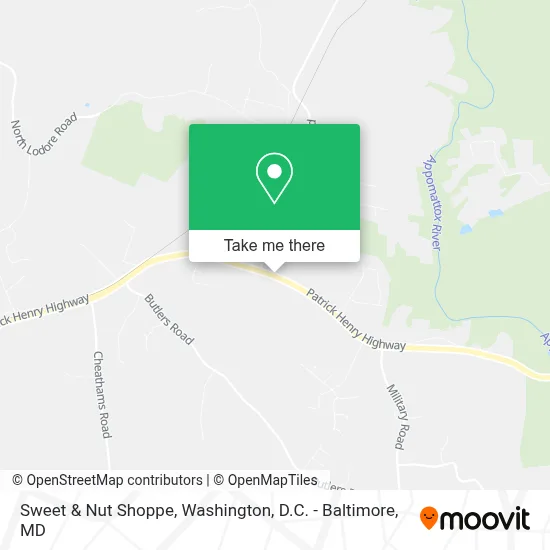 Sweet & Nut Shoppe map