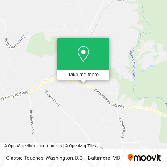 Mapa de Classic Touches