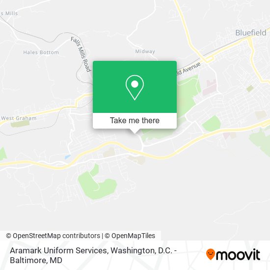 Mapa de Aramark Uniform Services