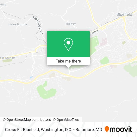 Mapa de Cross Fit Bluefield