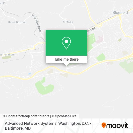 Advanced Network Systems map